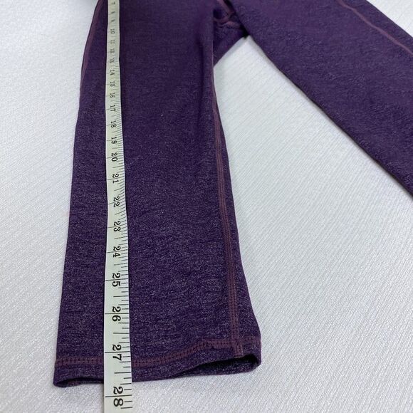 Athleta Chaturanga Quest 19" Purple Active Crop - Picture 10 of 11